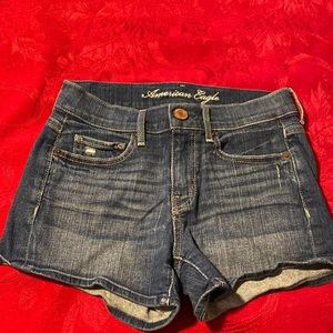 American Eagle jean shorts size 0
